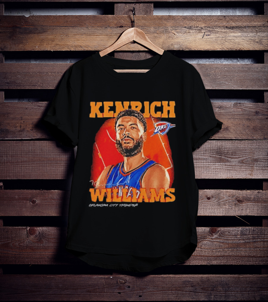 Kenrich Williams Oklahoma City Thunder OKC Basketball Player T-Shirt