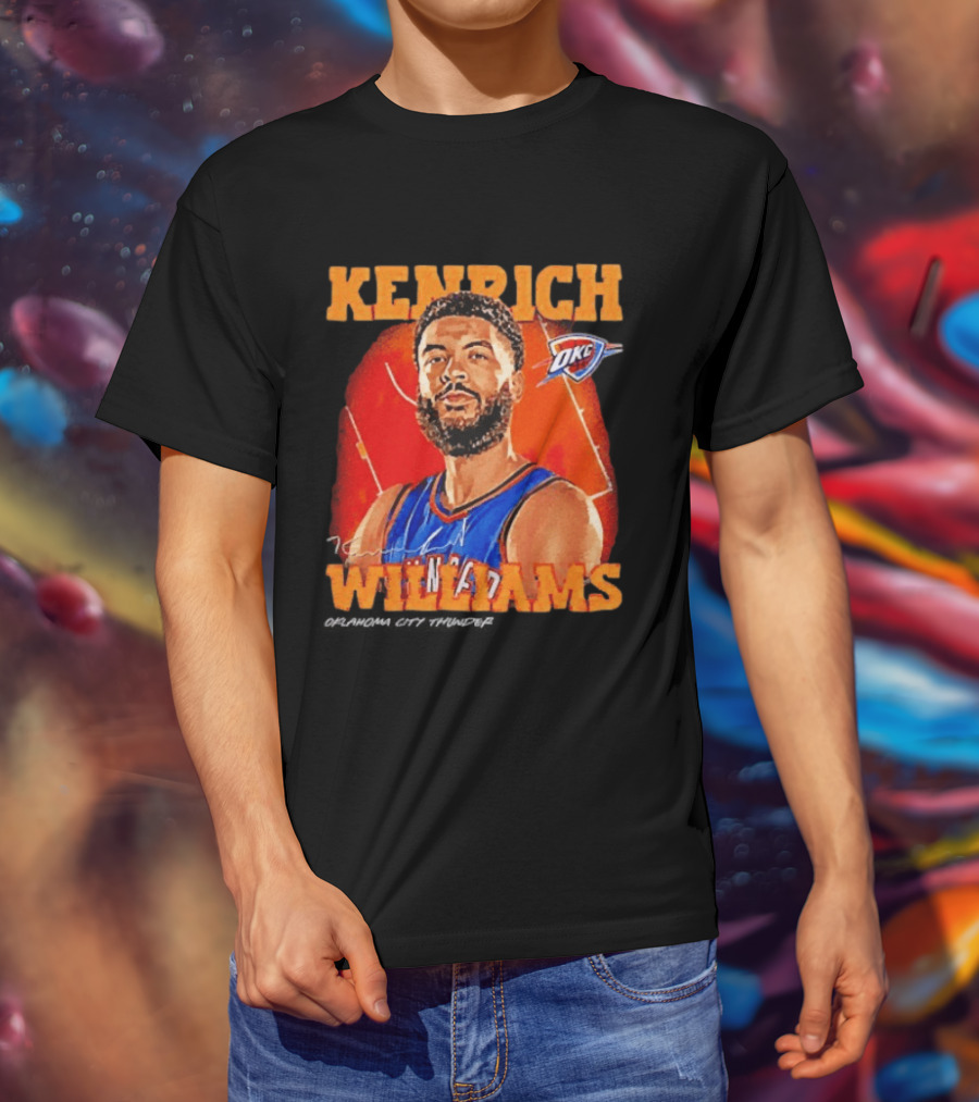 Kenrich Williams Oklahoma City Thunder OKC Basketball Player T-Shirt