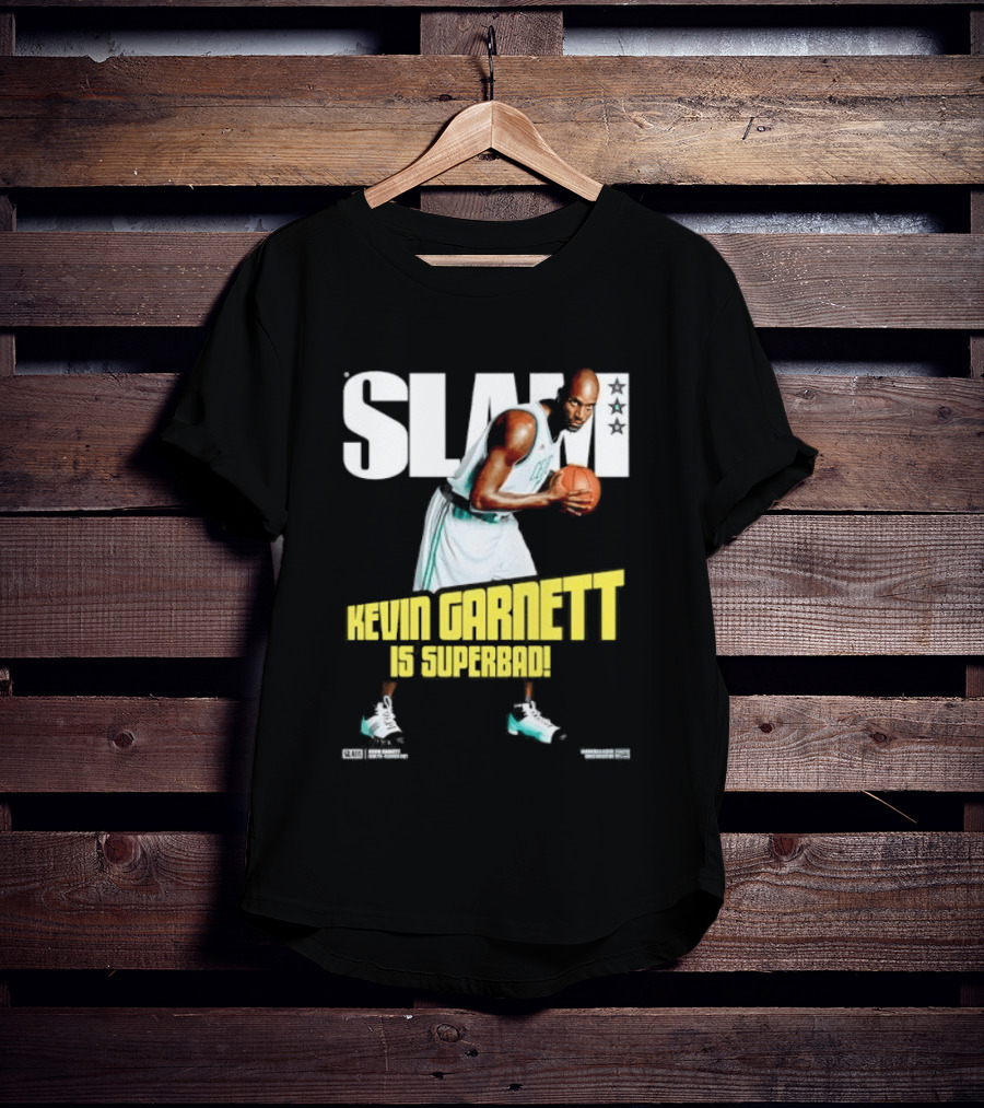 Slam Kevin Garnett Is Superbad Celtics Basketball T-Shirt