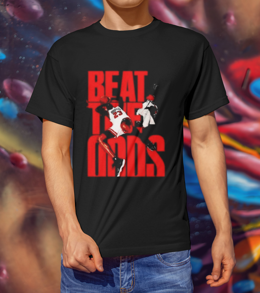 Beat The Odds Michael Jordan 23 Chicago Bulls T-Shirt
