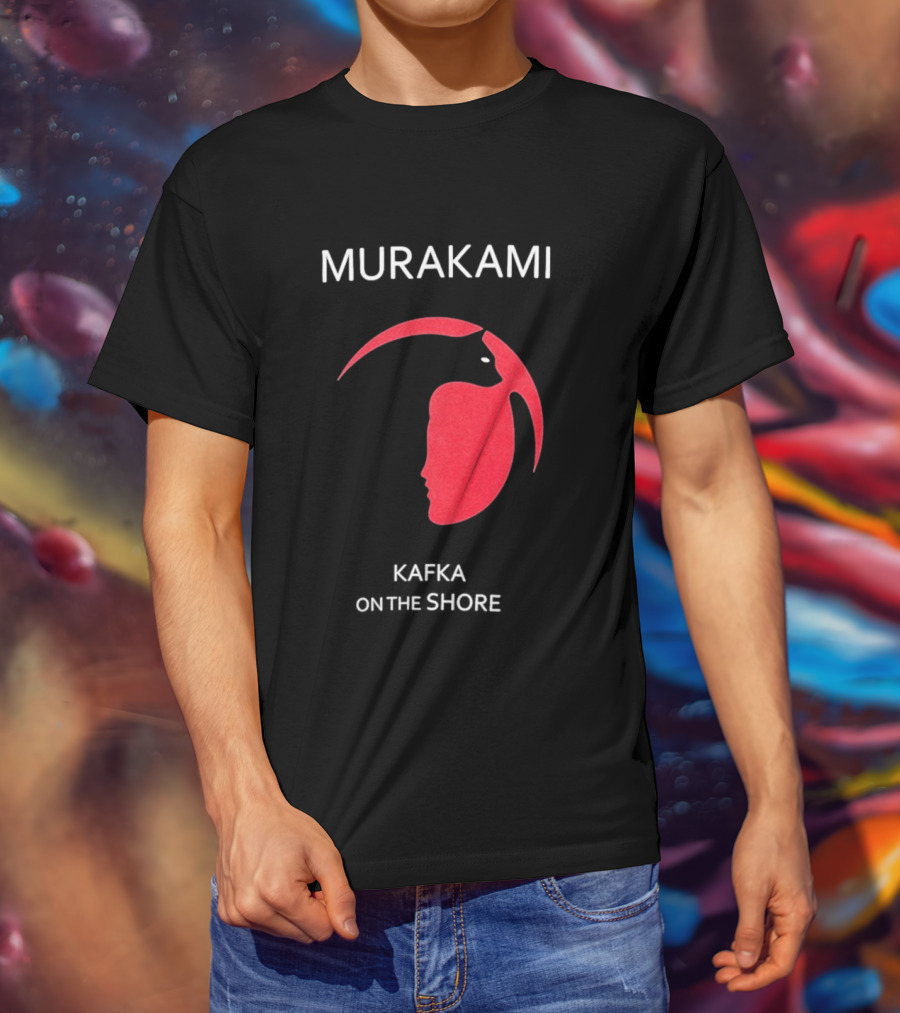 Murakami Kafka On The Shore Red Face T-Shirt