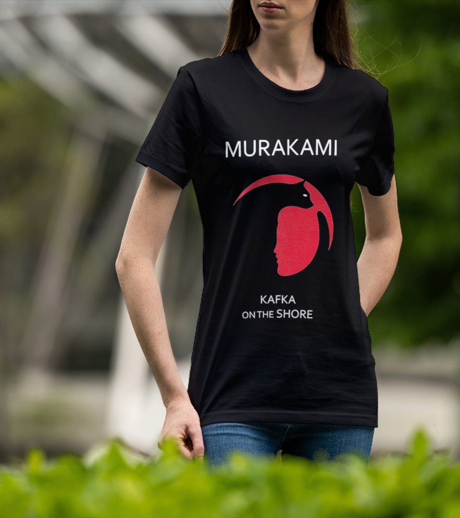 Murakami Kafka On The Shore Red Face T-Shirt