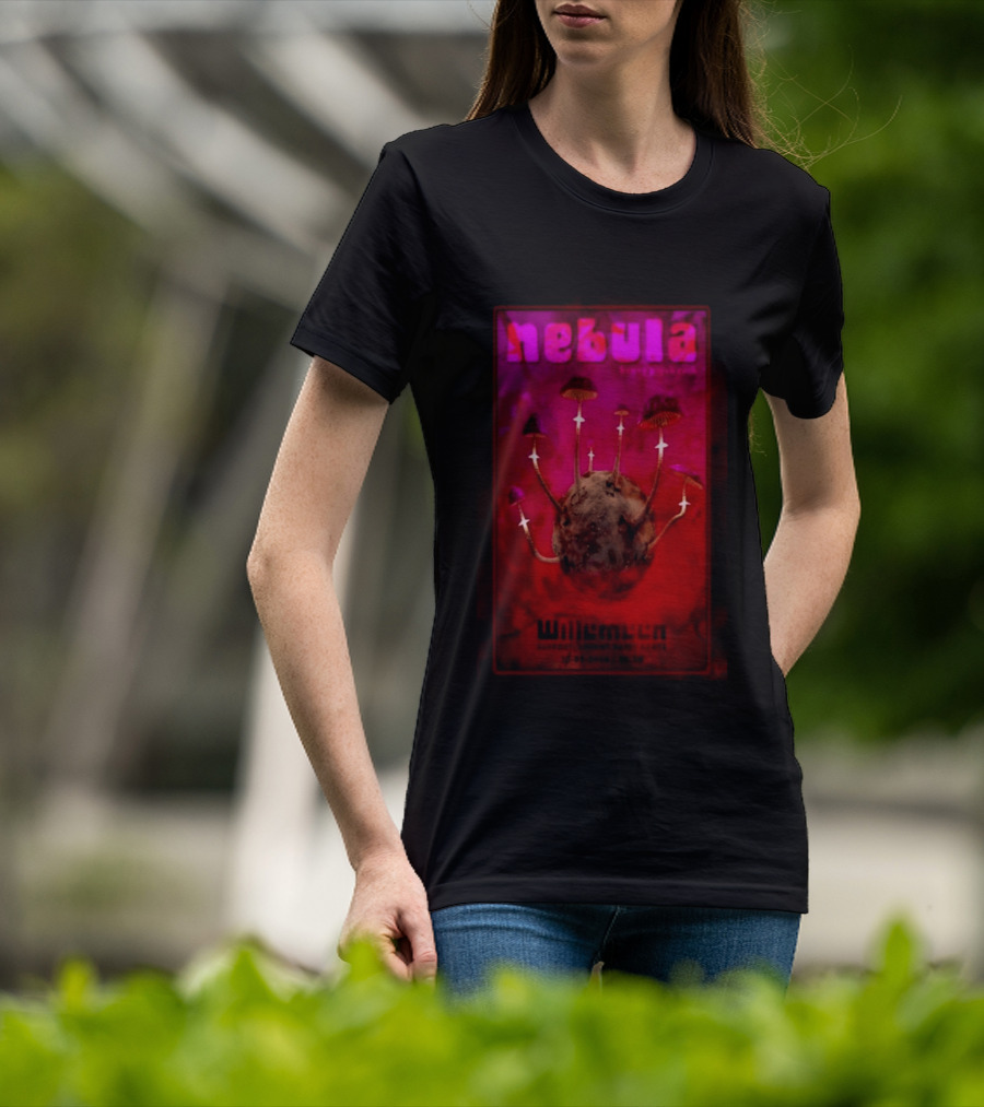 Nebula Willemeen Arnhem Netherlands May 30 2026 Surreal Mushrooms T-Shirt