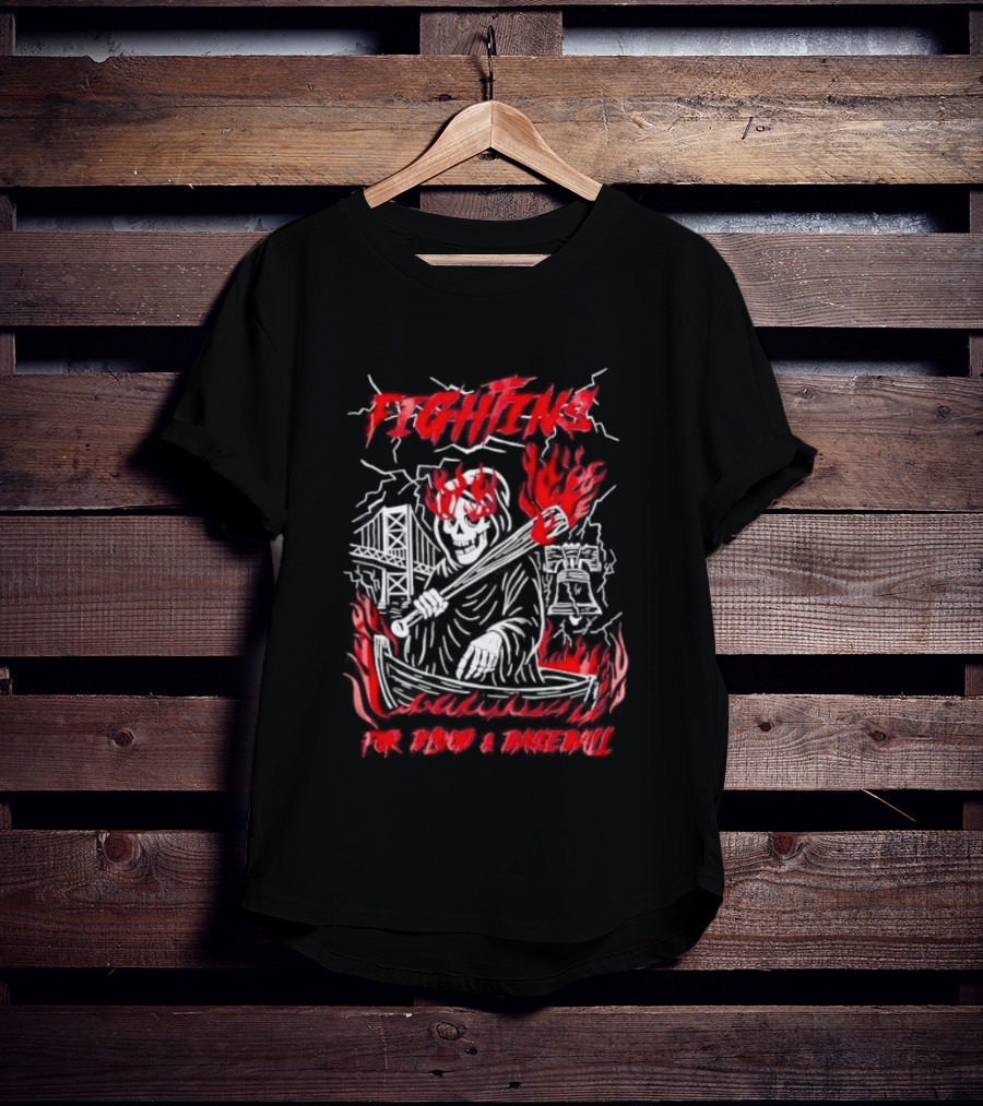 Philadelphia Phillies Fightin' For Blood And Baseball T-Shirt