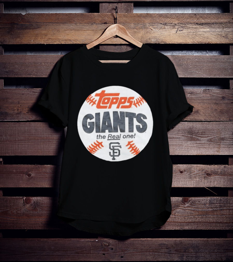 Topps Giants The Real One SF Baseball Collaboration T-Shirt