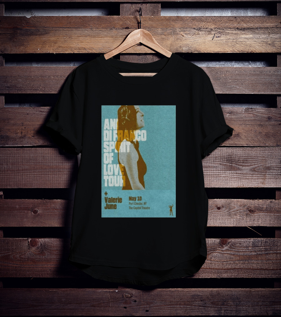 Ani DiFranco Spirit Of Love Tour May 10 Port Chester NY The Capitol Theatre Valerie June T-Shirt