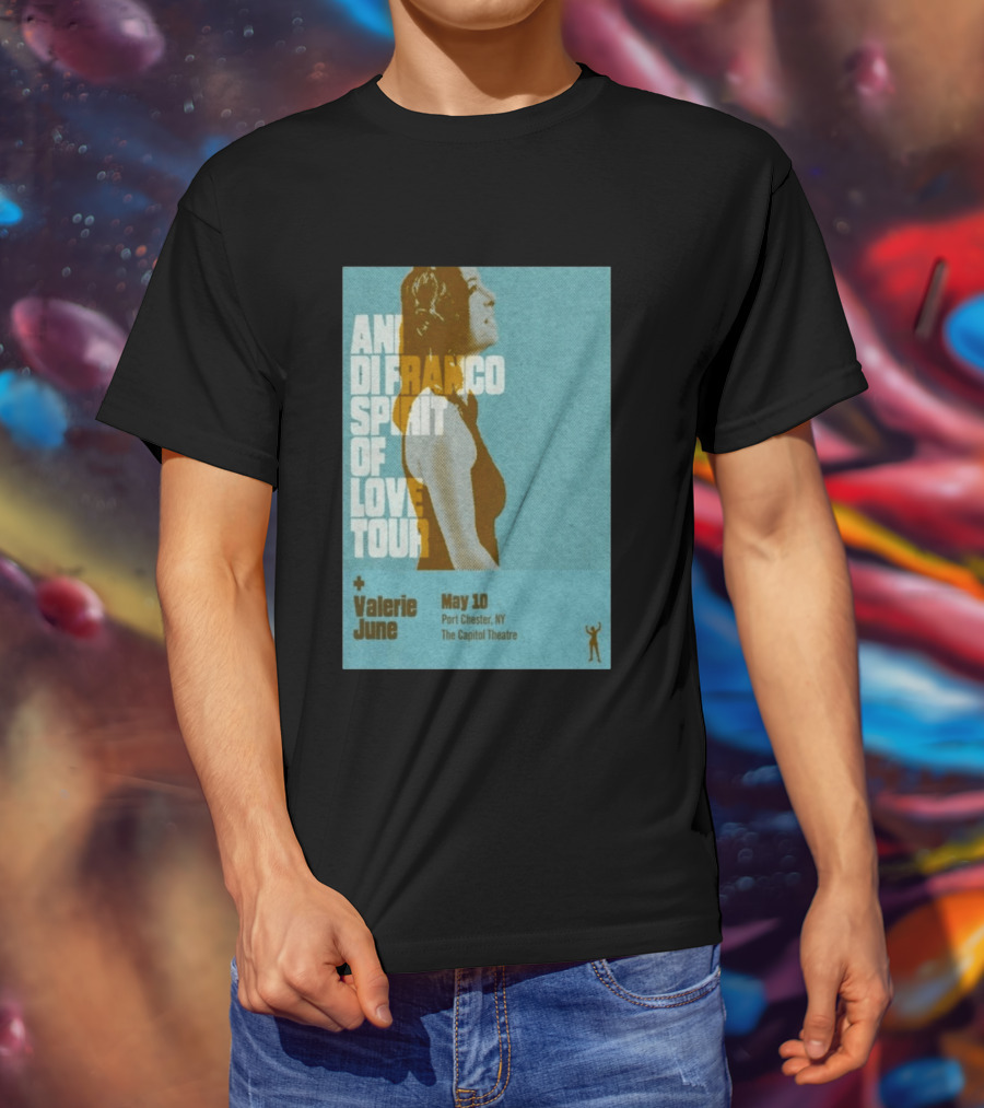 Ani DiFranco Spirit Of Love Tour May 10 Port Chester NY The Capitol Theatre Valerie June T-Shirt
