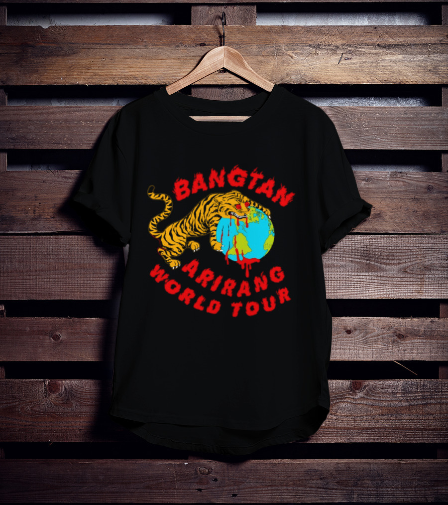 Bangtan Arirang World Tour Tiger Earth T-Shirt