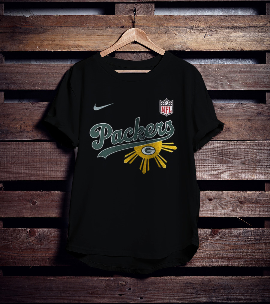 Nike NFL Green Bay Packers Filipino Sun Heritage T-Shirt