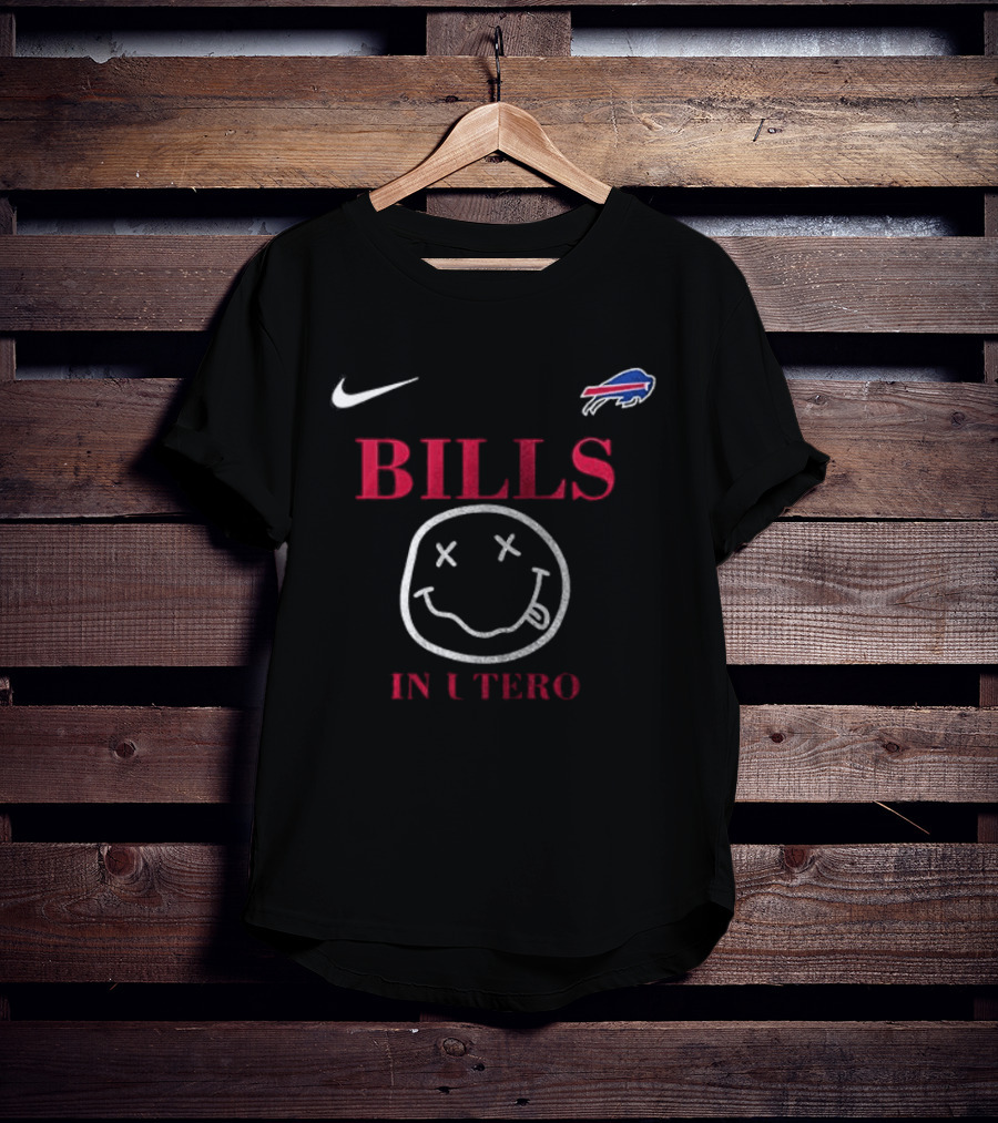 NIKE Buffalo Bills Nirvana In Utero T-Shirt