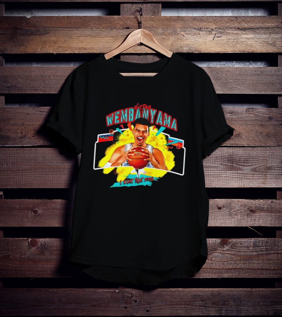 Victor Wembanyama I Want That Ring Spurs Basketball T-Shirt