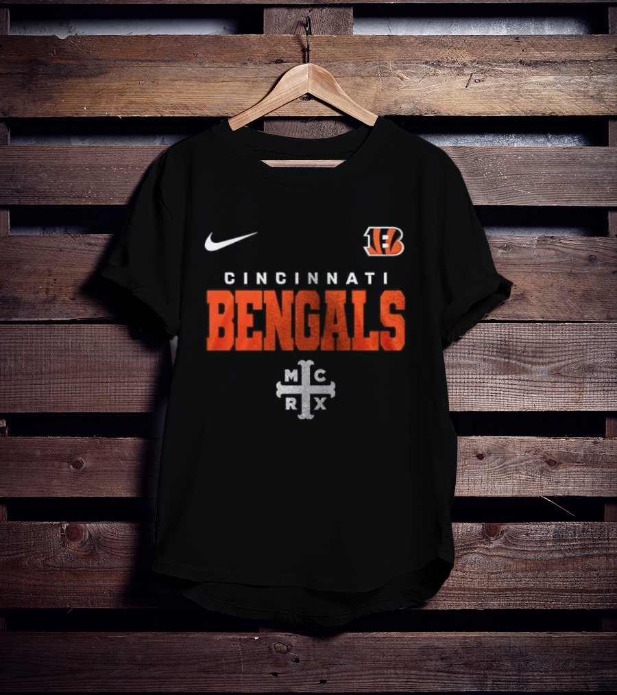 Cincinnati Bengals My Chemical Romance Black Parade Nike Collab T-Shirt