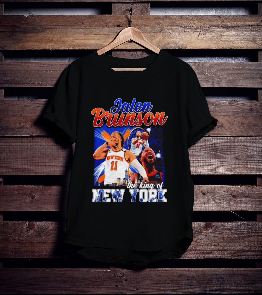 Jalen Brunson The King Of New York New York Knicks Basketball T-Shirt