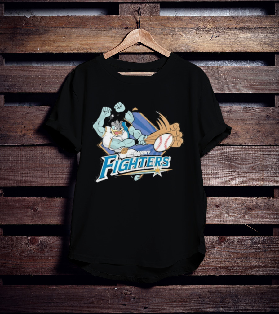 Hokkaido Nippon Ham Fighters Machamp Baseball T-Shirt