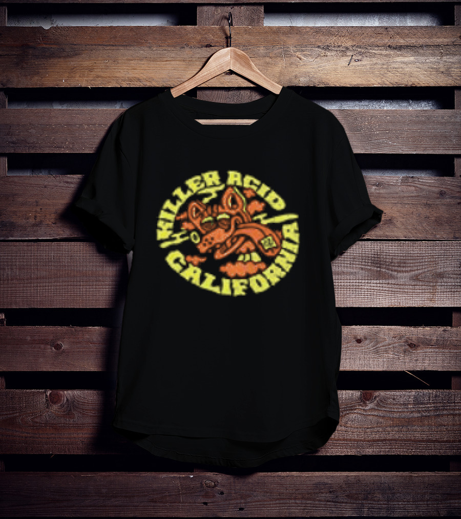 Killer Acid California Dog Daze Trippy Psychedelic T-Shirt