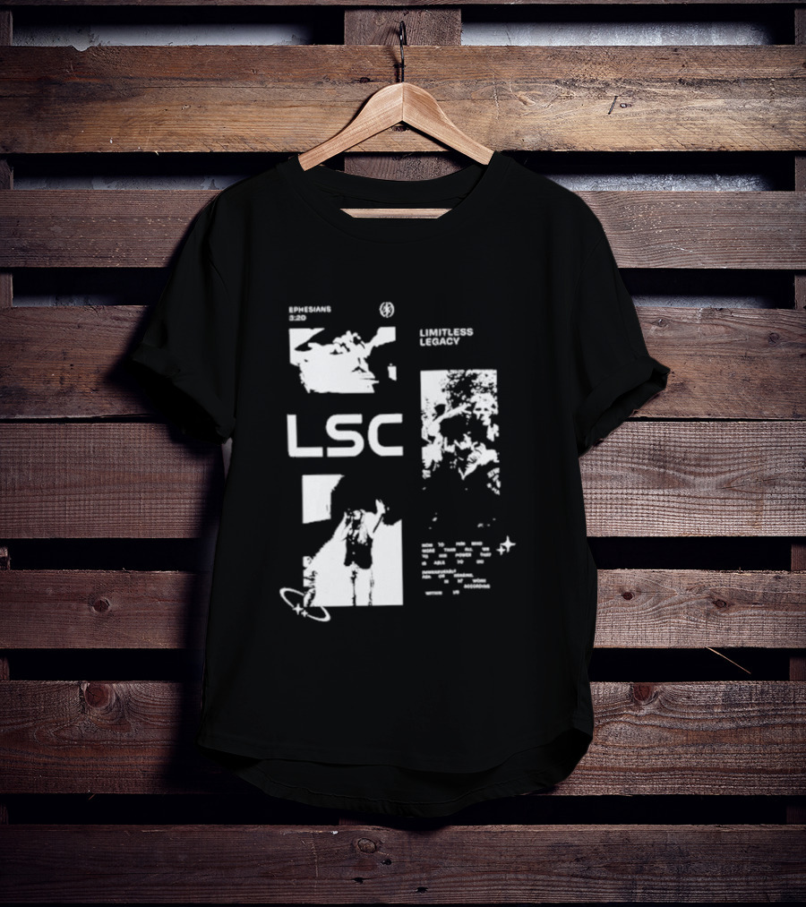 Legacy Church LSC Limitless Legacy Map Motif T-Shirt