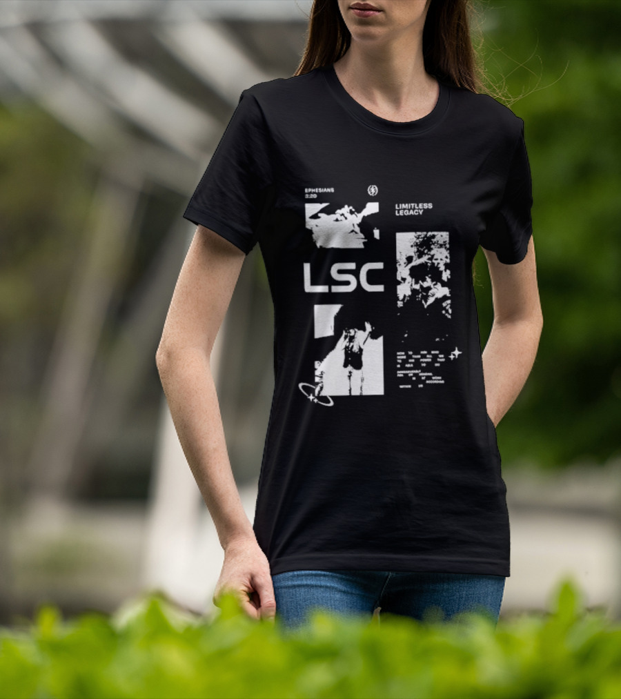 Legacy Church LSC Limitless Legacy Map Motif T-Shirt