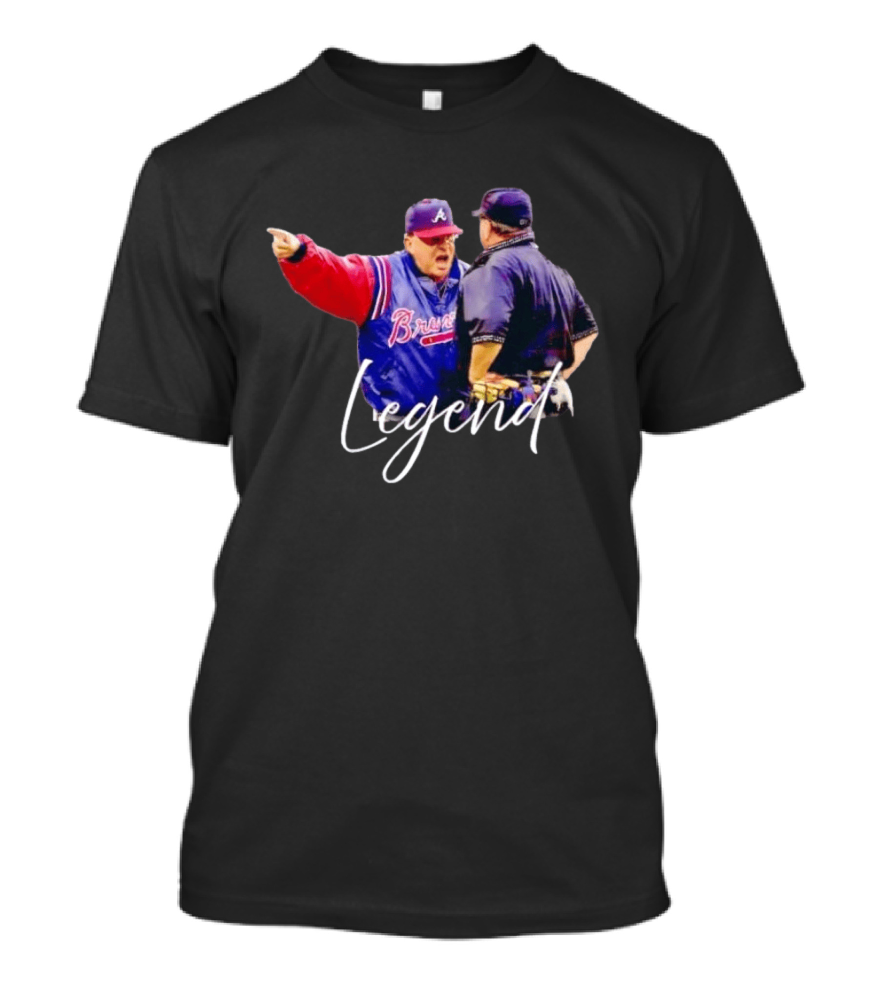 Legend Braves Bobby Cox Heated Argument With Referee T-Shirt