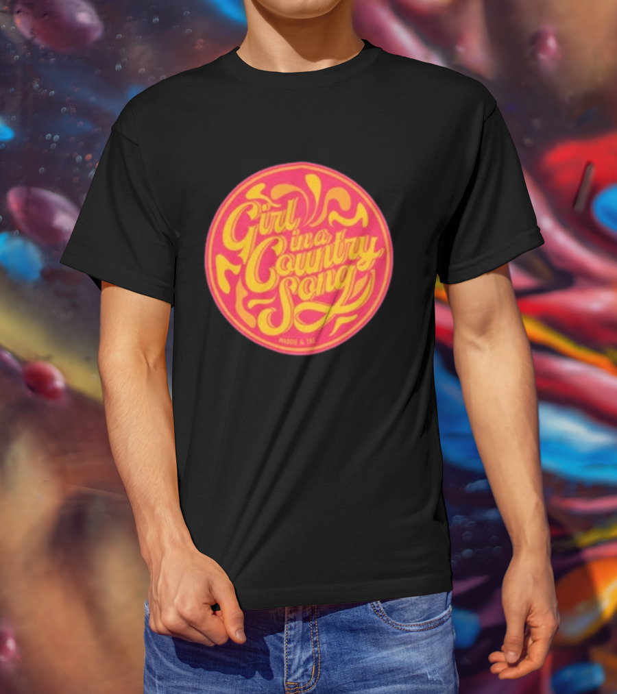 Maddie & Tae Girl In A Country Song Retro Pop T-Shirt