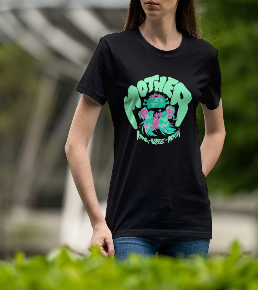 Mother Birth Life Death Neon Psychedelic T-Shirt