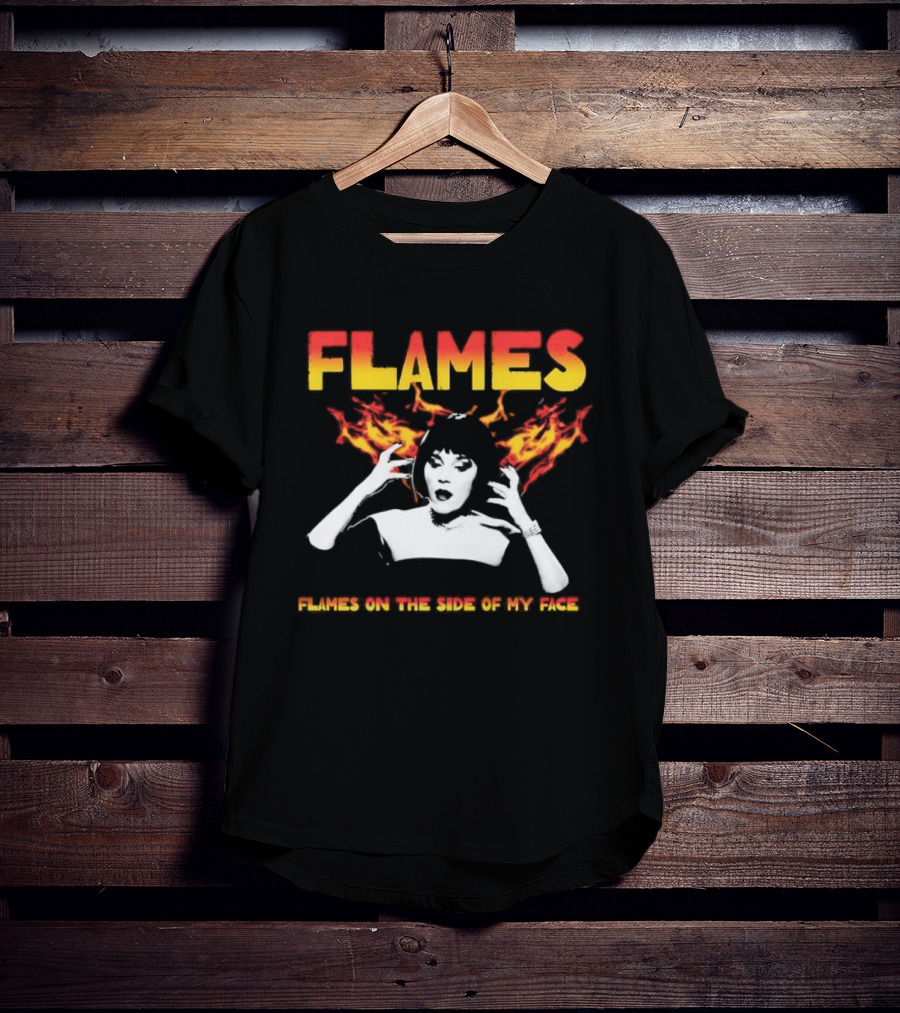 Mrs. White Flames On The Side Of My Face Clue Movie T-Shirt