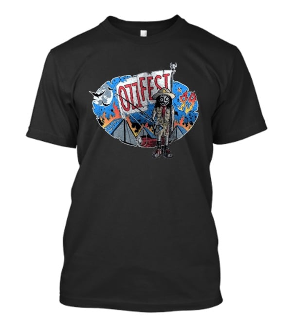 Ozzy Osbourne Ozzfest 1999 Festival Pyramids And Flames T-Shirt