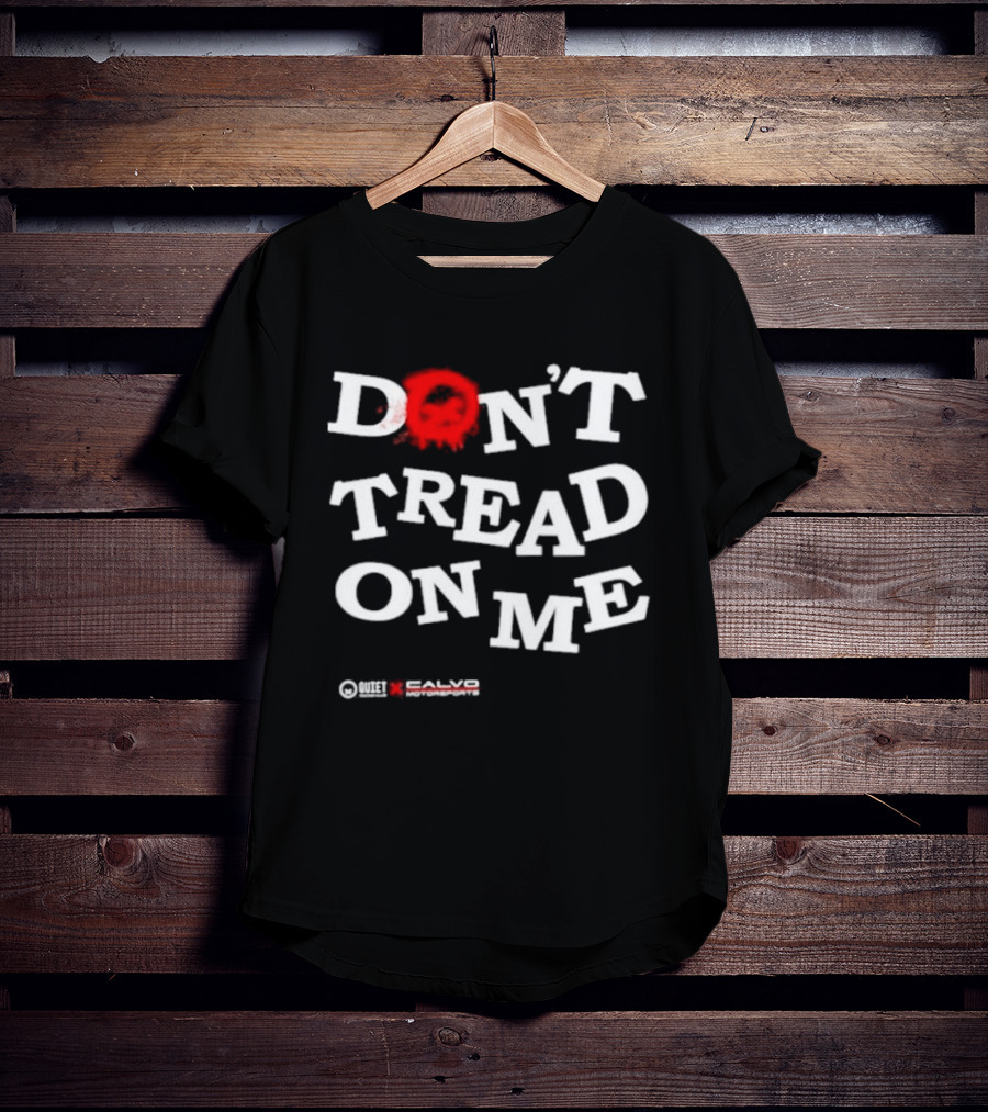 Quiet Racing Club Don't Tread On Me Skull T-Shirt