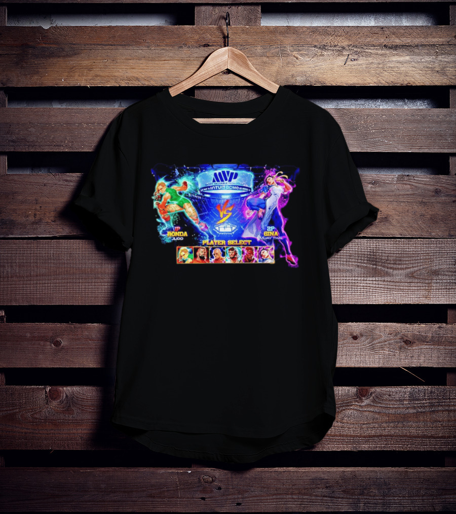 MVP Intuit Dome Ronda Judo Vs Gina Muay Thai Player Select T-Shirt