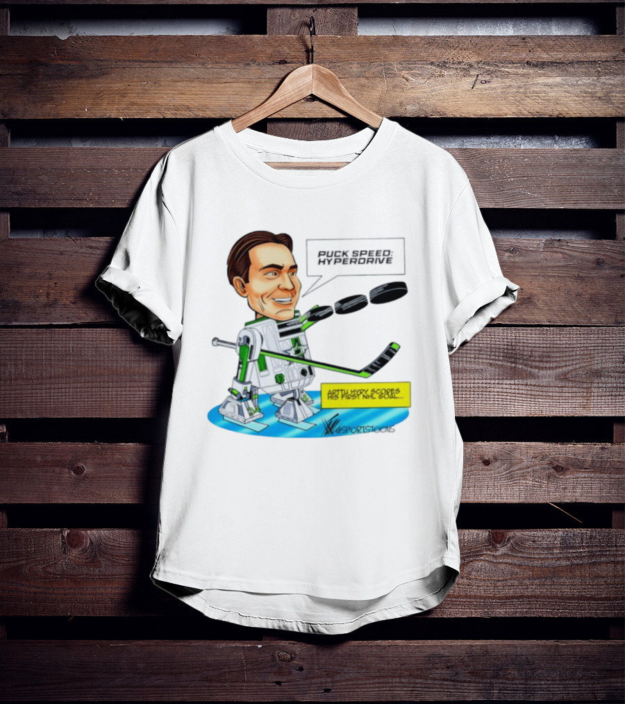 Arttu Hyry Puck Speed R2 D2 Dallas Stars First NHL Goal T-Shirt