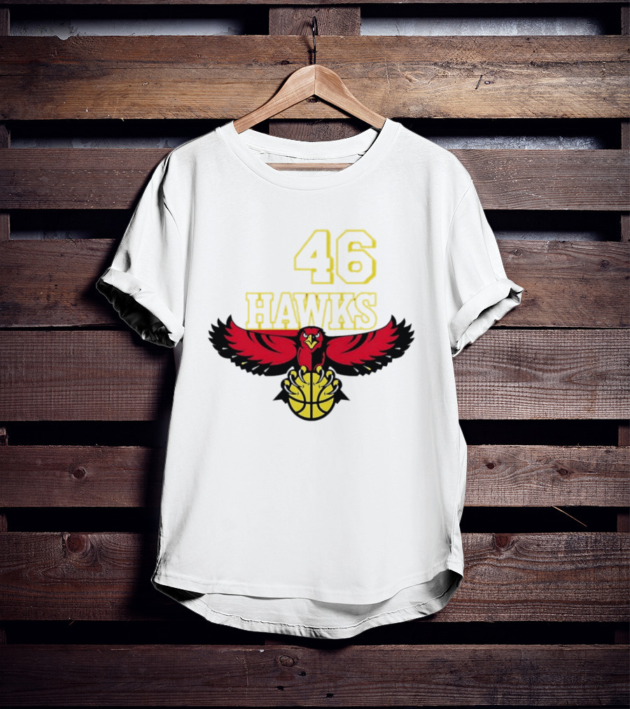 Atlanta Hawks 46 Iconic Basketball Team T-Shirt