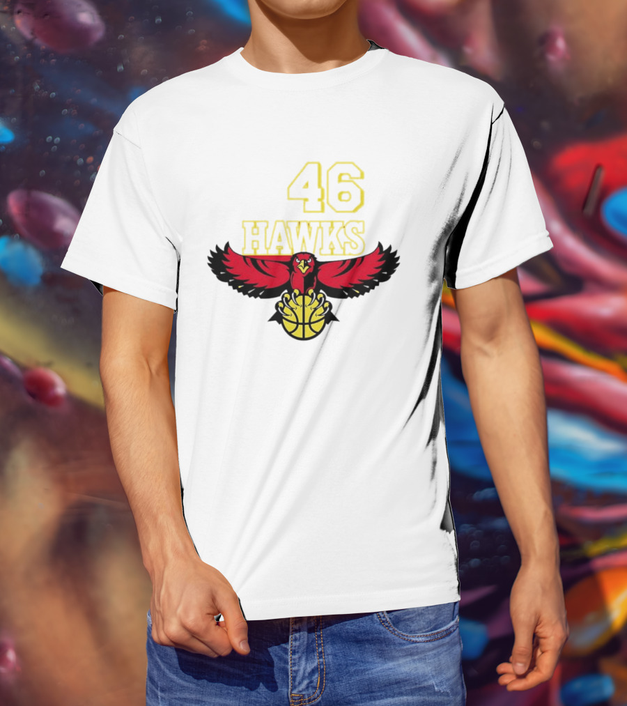 Atlanta Hawks 46 Iconic Basketball Team T-Shirt
