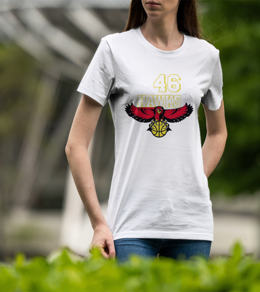 Atlanta Hawks 46 Iconic Basketball Team T-Shirt