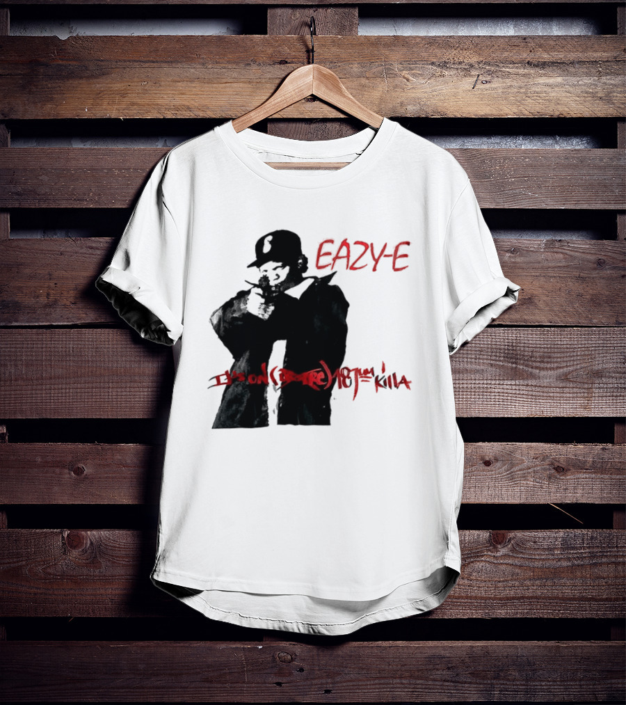 Eazy E It's On Dr. Dre 187um Killa Vintage Style Tribute 90s Hip Hop T-Shirt
