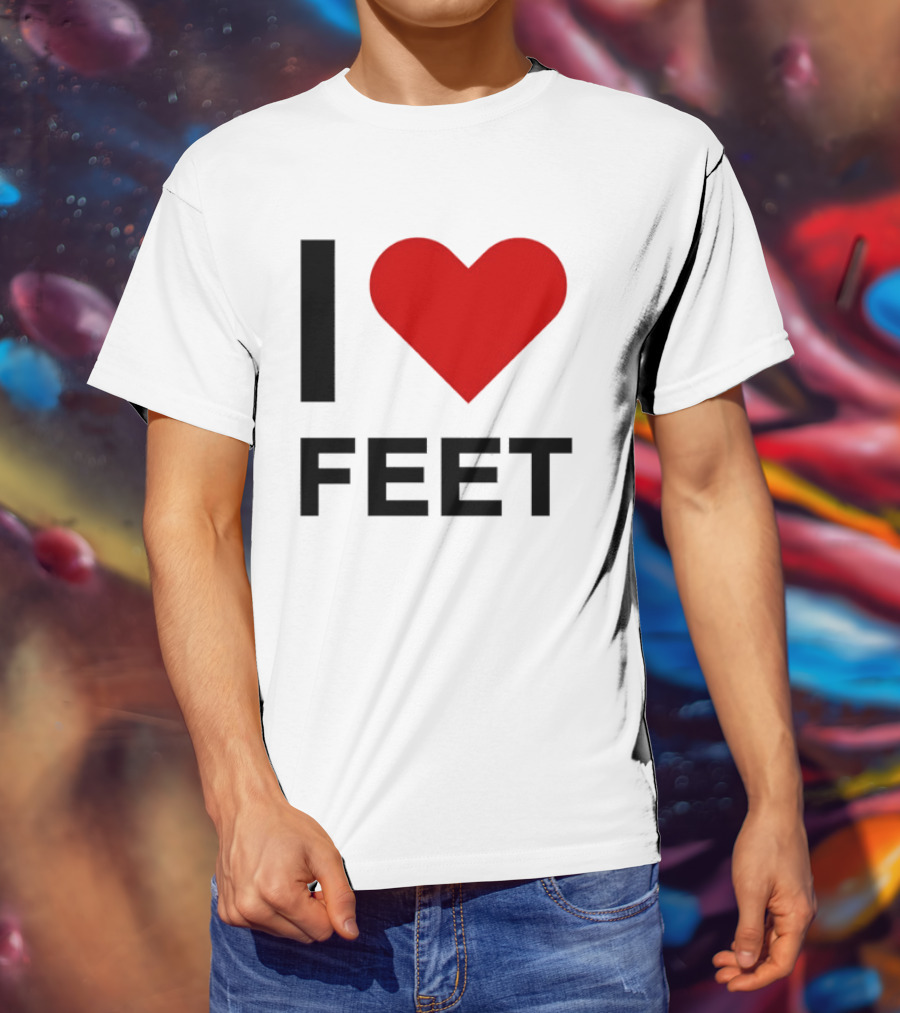 I Heart Feet T-Shirt