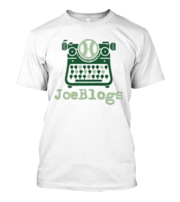 Joeblogs Typewriter Iconic Ice Cup Of Joe T-Shirt