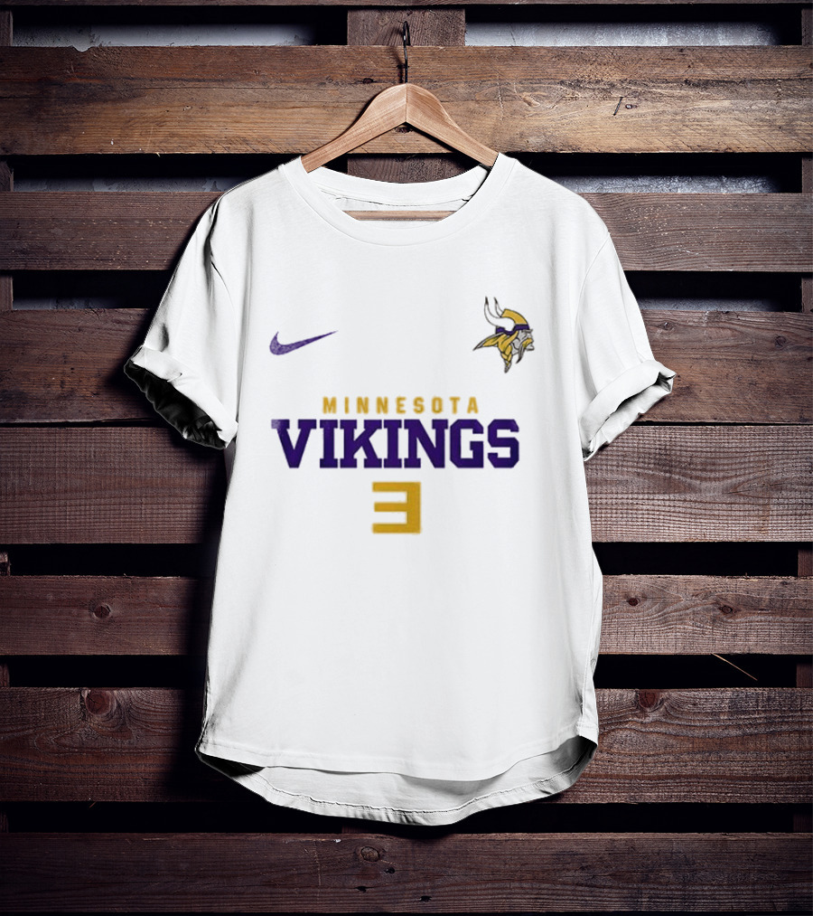 Minnesota Vikings Nike Slim Shady Mask Eminem Collaboration T-Shirt