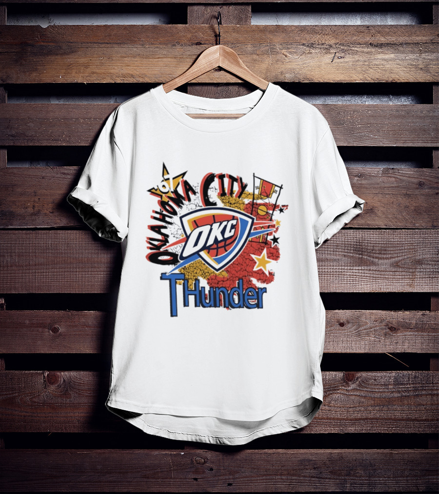 Oklahoma City OKC Thunder '67 Hardwood Classics T-Shirt