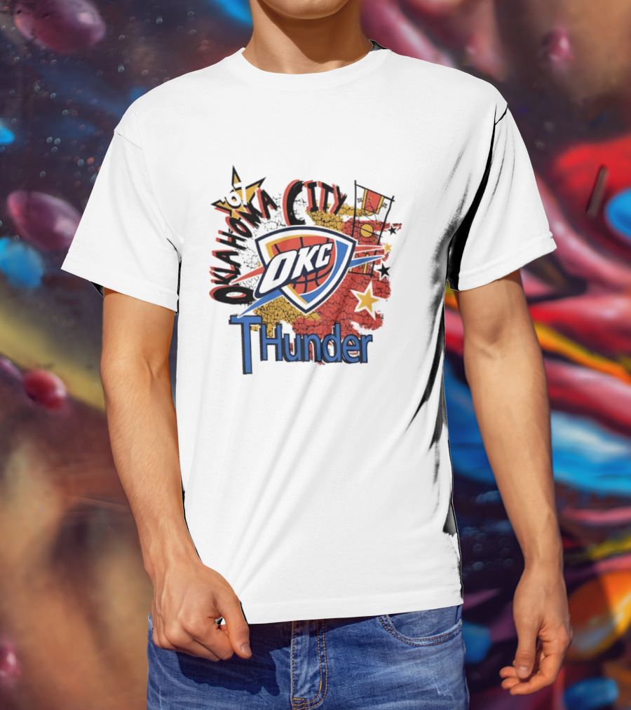 Oklahoma City OKC Thunder '67 Hardwood Classics T-Shirt