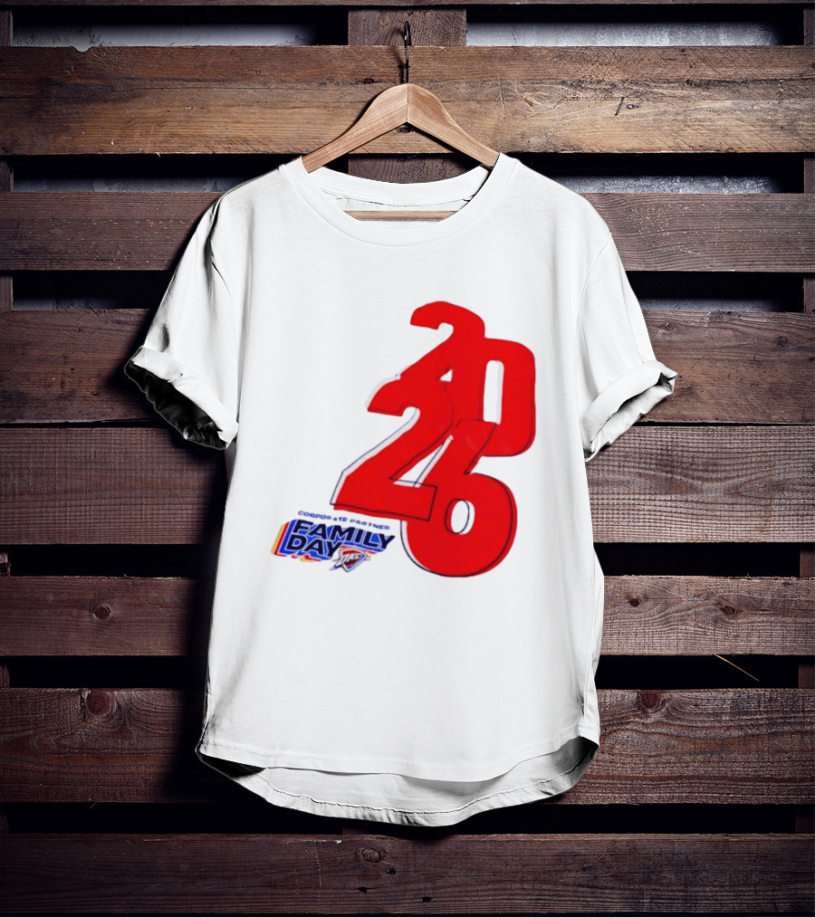 Oklahoma City Thunder Basketball Family Day Corporate Partner 2026 T-Shirt