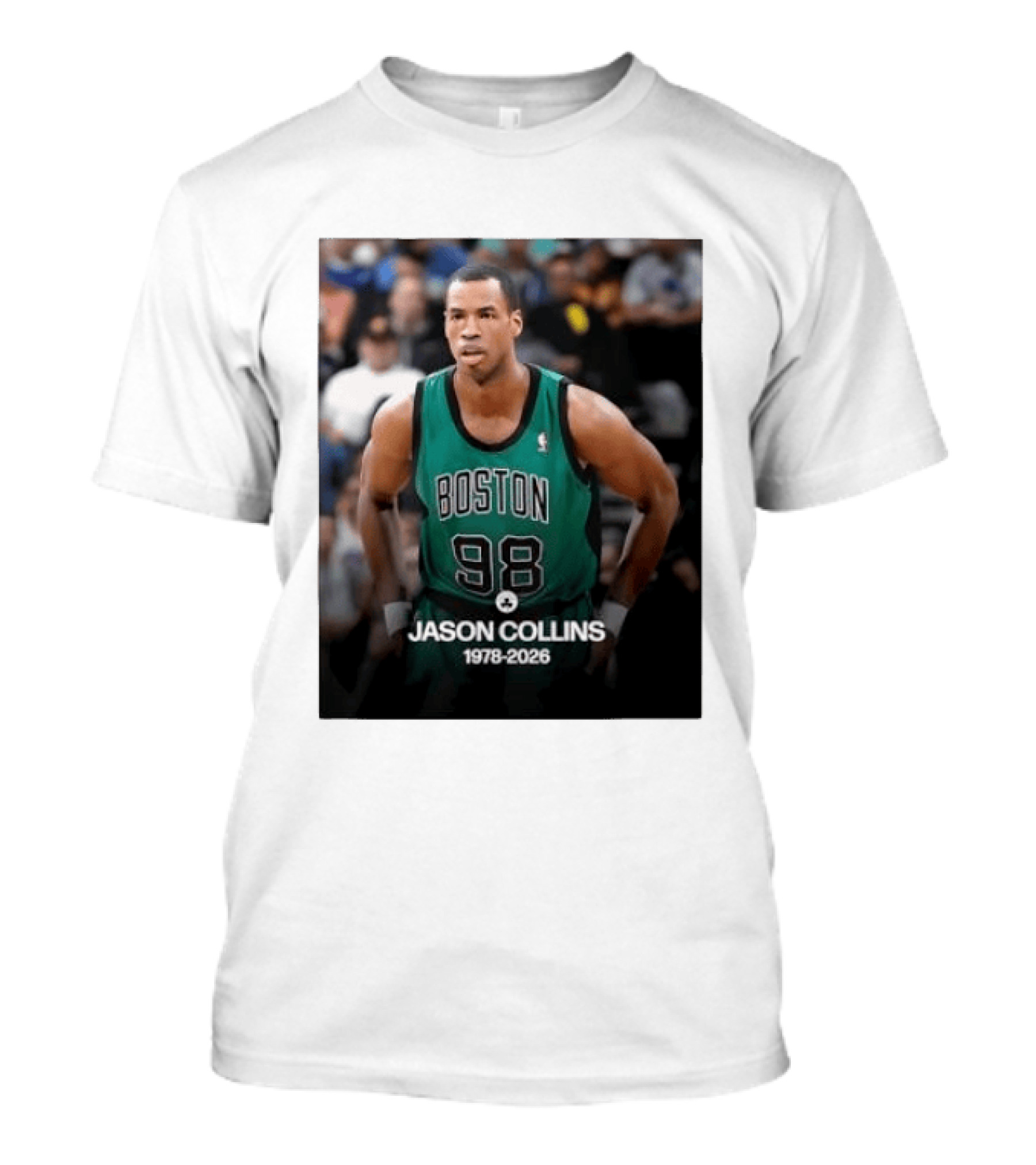 Boston Jason Collins 1978 2026 98 Rest In Peace T-Shirt