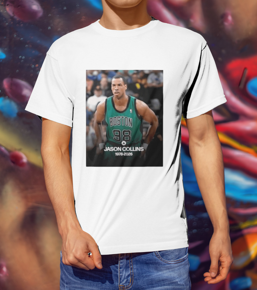 Boston Jason Collins 1978 2026 98 Rest In Peace T-Shirt