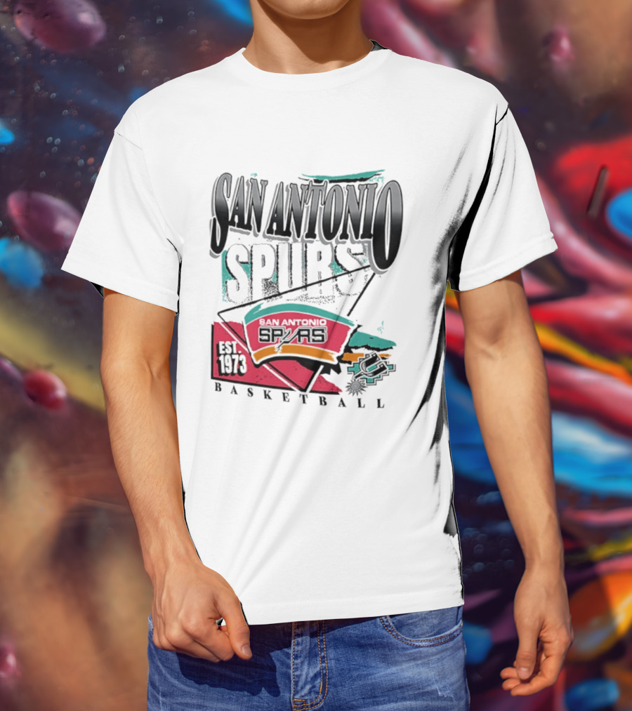 San Antonio Spurs Basketball Est 1973 T-Shirt