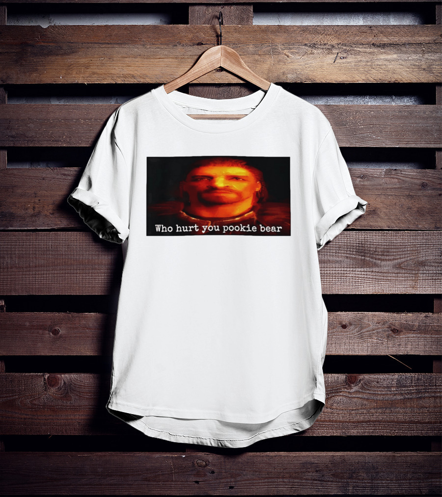 Who Hurt You Pookie Bear Video Game T-Shirt