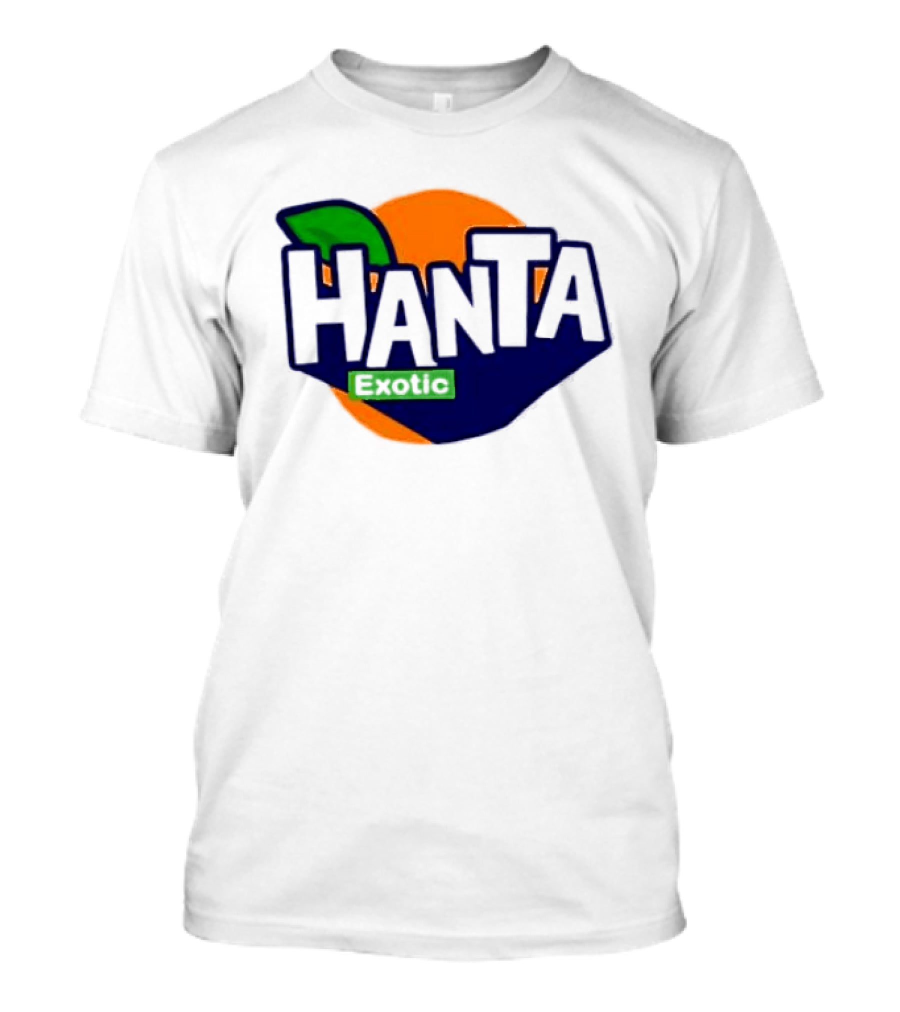 Hanta Exotic Fanta Leaf Orange T-Shirt