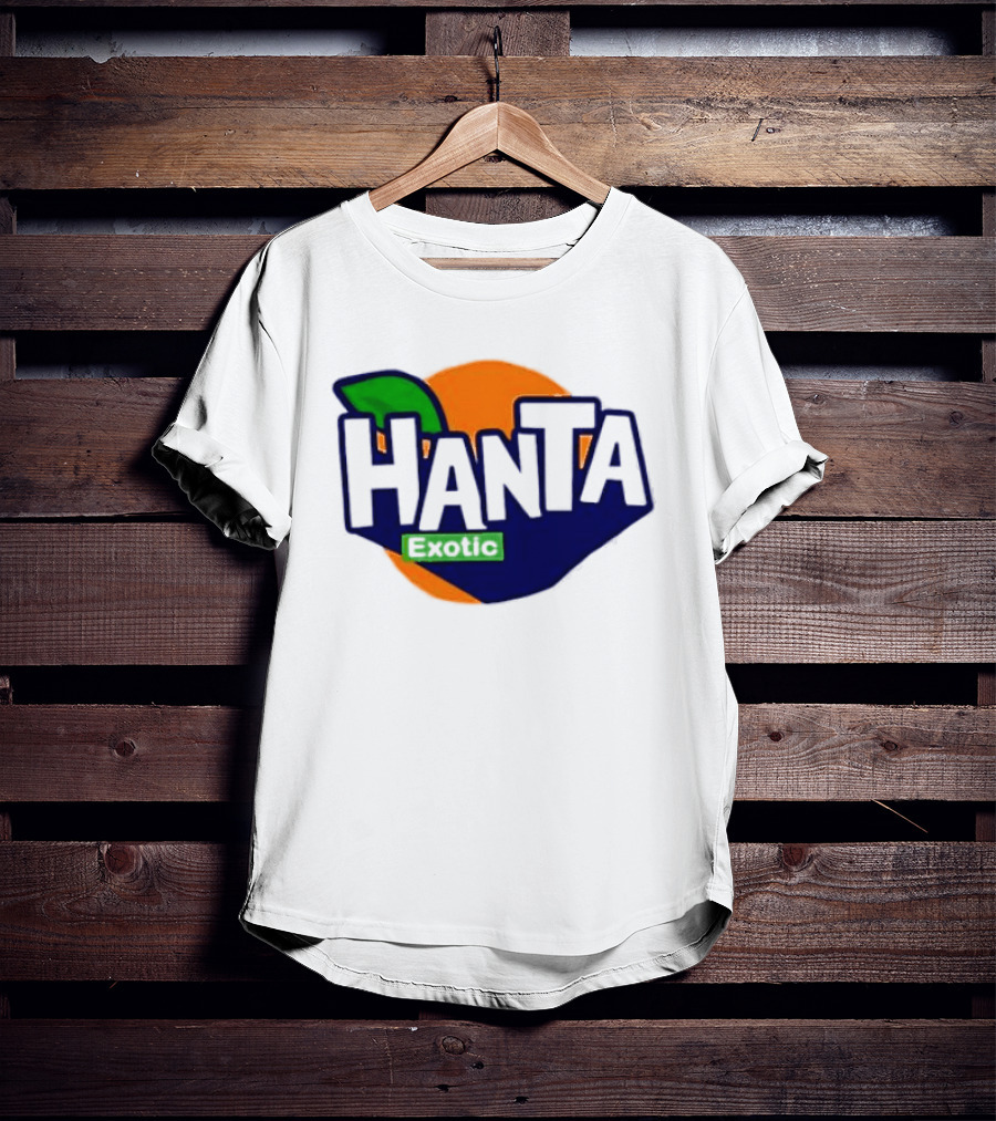 Hanta Exotic Fanta Leaf Orange T-Shirt