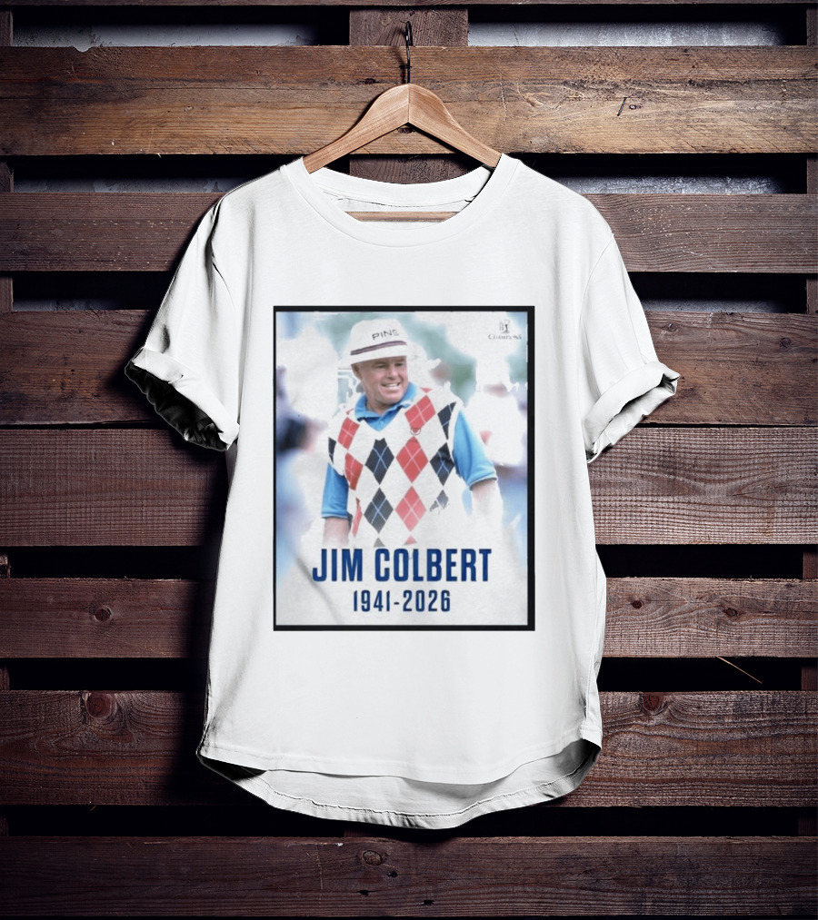 Jim Colbert 1941 2026 PING Champions Golf Legend Argyle Sweater T-Shirt