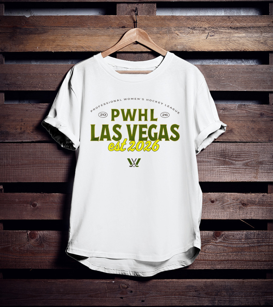 Professional Women's Hockey League Las Vegas 2026 Centennial T-Shirt