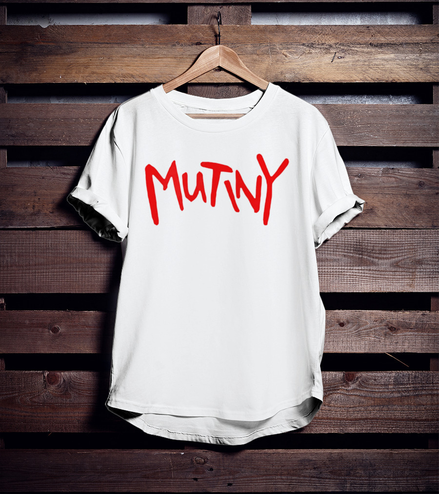 Mutiny Halt And Catch Fire Red Handwritten T-Shirt