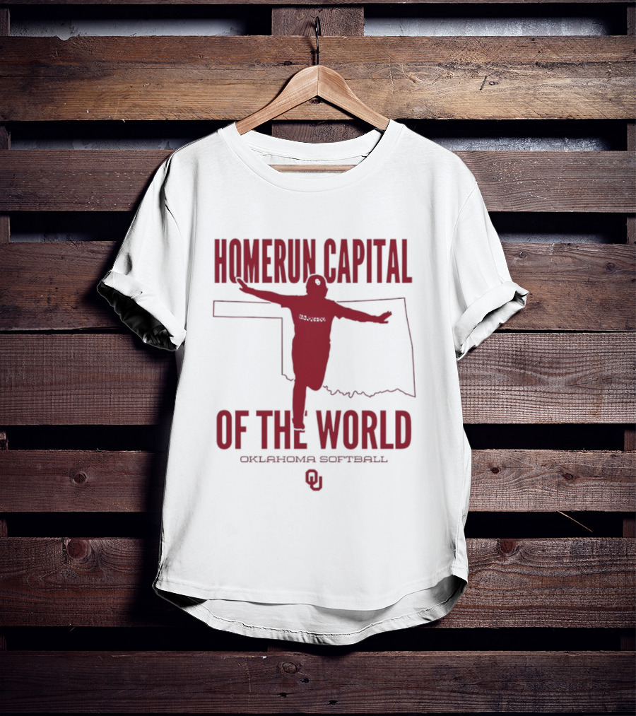 Oklahoma Softball Homerun Capital Of The World T-Shirt