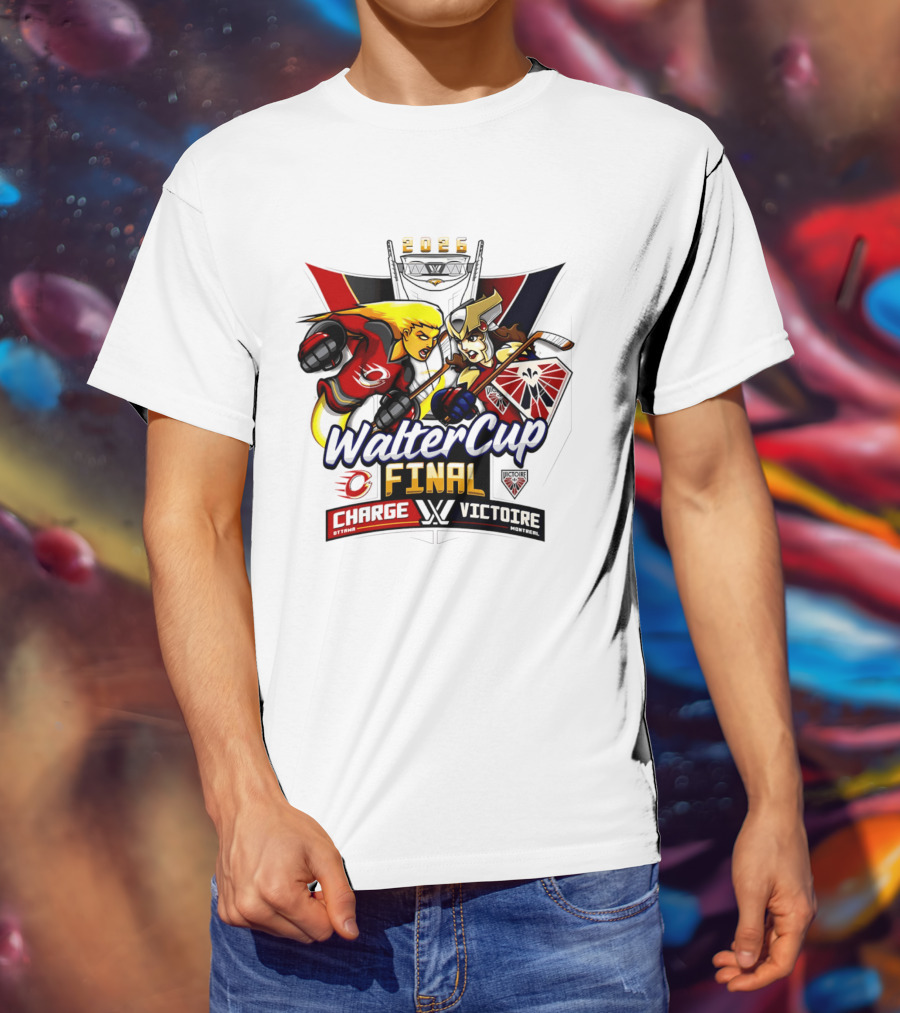 Ottawa Charge Vs Montreal Victoire 2026 Walter Cup Final Hockey Clash T-Shirt